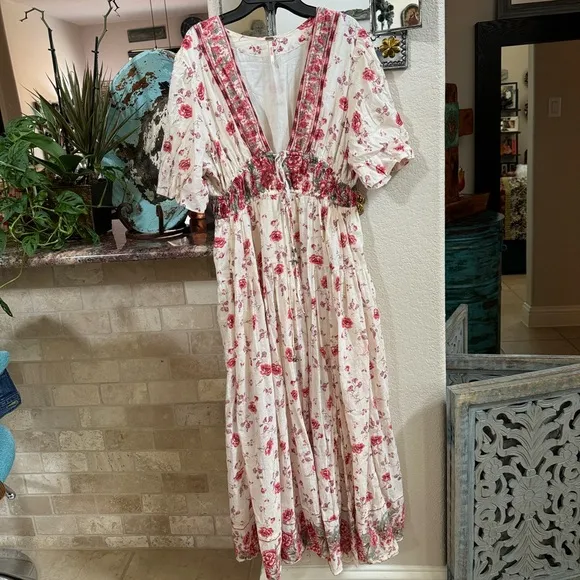 Free People Lysette Maxi Floral Dress