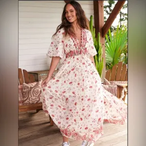 Free People Lysette Maxi Floral Dress