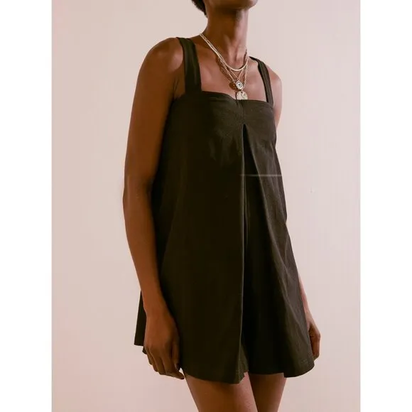 FREE PEOPLE Nichola Romper / Black