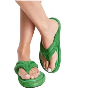 Free People NWT wonderland  flat form sandals in green goddess Sz 39.5 &amp; Sz 36.5