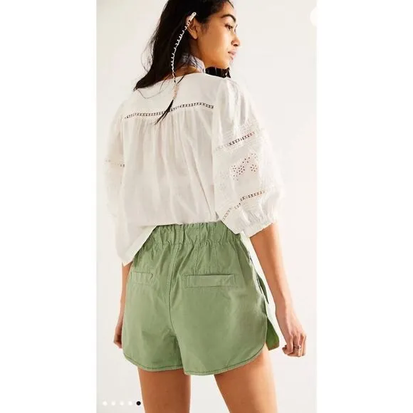 Free people | Pleated Shorty Pull On Shorts | M | 3”