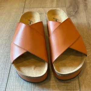 Free People Sidelines Flatform Sandals US 6