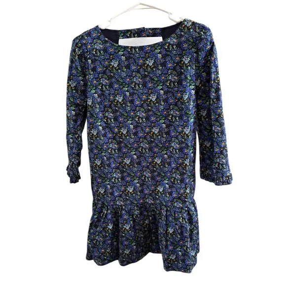 Free People The Avenue Floral Mini Dress in Navy Combo Size S. NWT