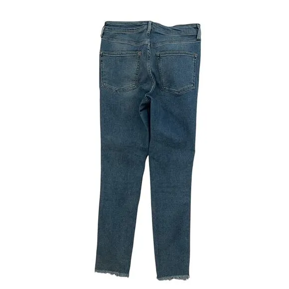 Free People We The Free Raw Hem High-Rise Jegging in Medium Sierra - Size 31