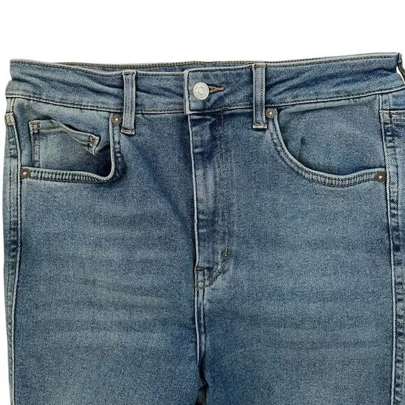Free People We The Free Raw Hem High-Rise Jegging in Medium Sierra - Size 31