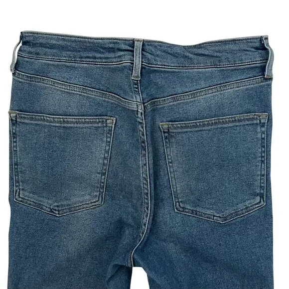 Free People We The Free Raw Hem High-Rise Jegging in Medium Sierra - Size 31