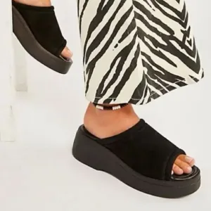 Free People Molly Suede Platform Sandals EU 38.5 US 8.5