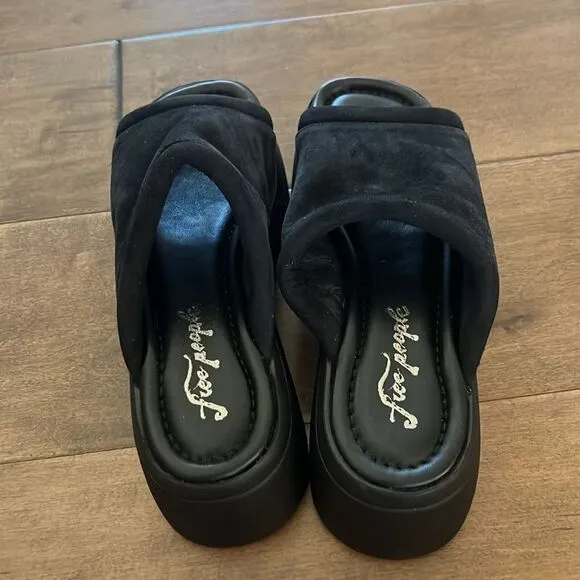 Free People Molly Suede Platform Sandals EU 38.5 US 8.5