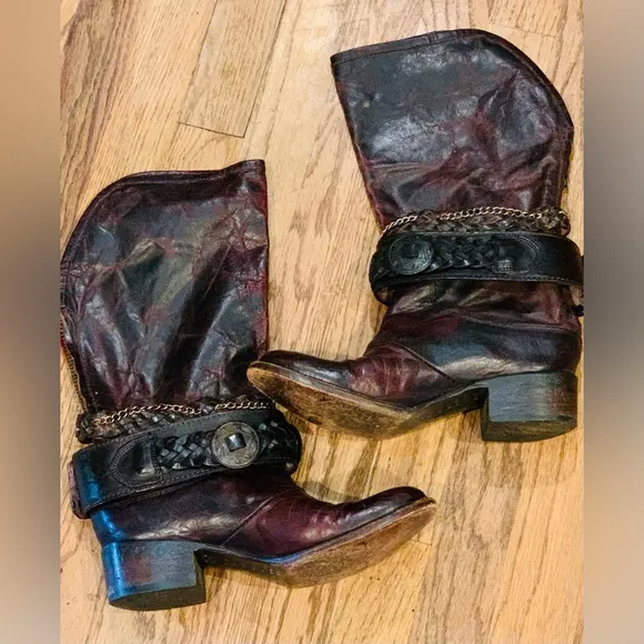 Freebird Breck Harness Boots, Size 7