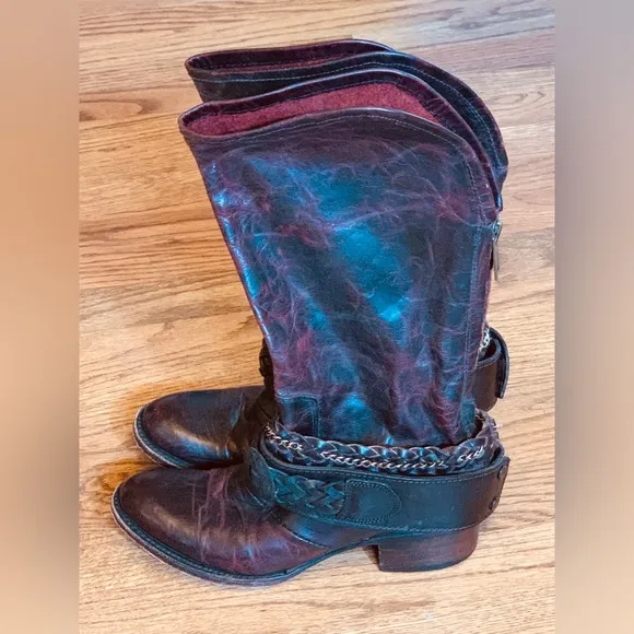 Freebird Breck Harness Boots, Size 7