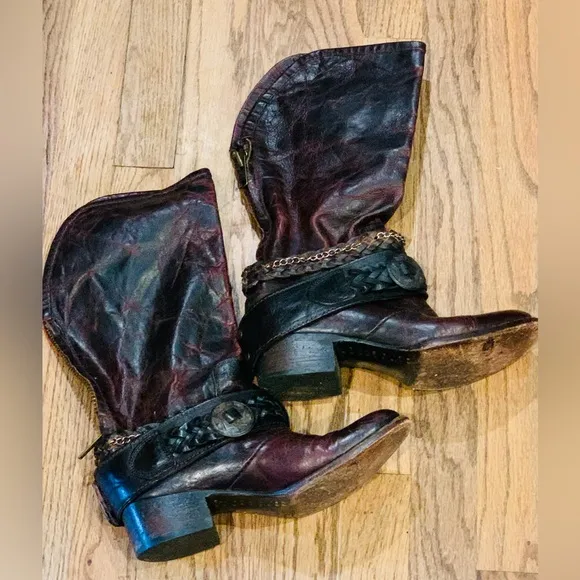 Freebird Breck Harness Boots, Size 7