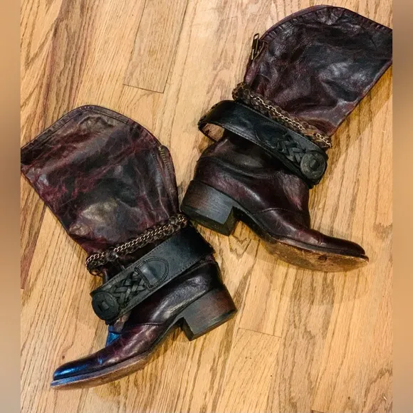 Freebird Breck Harness Boots, Size 7