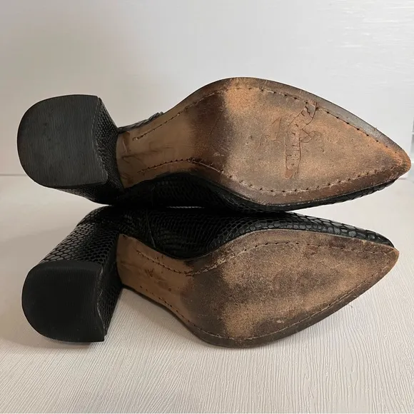 Freebird by Steven Joey Boot Black Leather Size 7