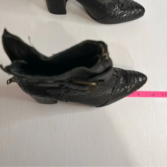 Freebird by Steven Joey Boot Black Leather Size 7