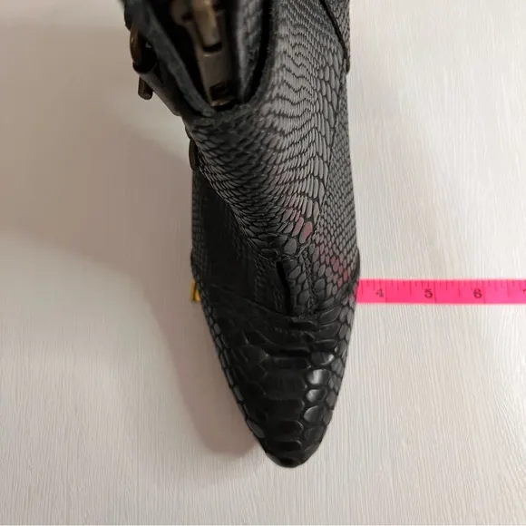 Freebird by Steven Joey Boot Black Leather Size 7