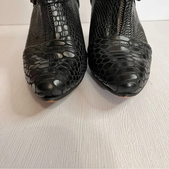 Freebird by Steven Joey Boot Black Leather Size 7