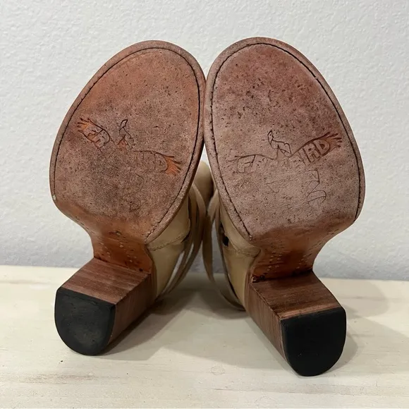 Freebird By Steven Light Brown Leather Bama Boots Size 9