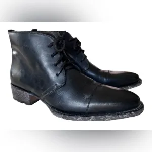 FREEBIRD By Steven Men’s Black Gulch Chukka Leather Boots Size 11