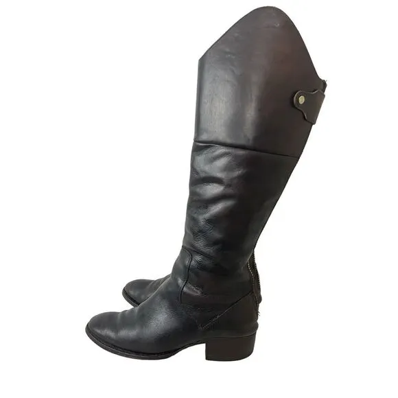 Freebird by Steven Womens Size 7 Stable Brown Distressed Leather Riding Boots