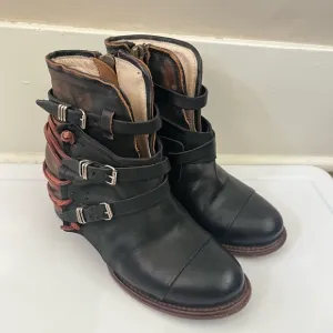 FREEBIRD Crue Black Leather Boots Size Women's Size 7