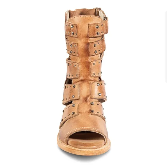Freebird GHOST leather tan sandal size 9 NEW IN BOX