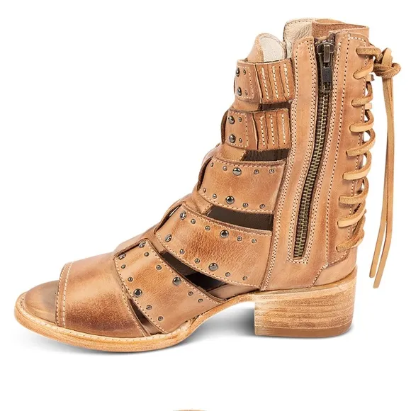 Freebird GHOST leather tan sandal size 9 NEW IN BOX