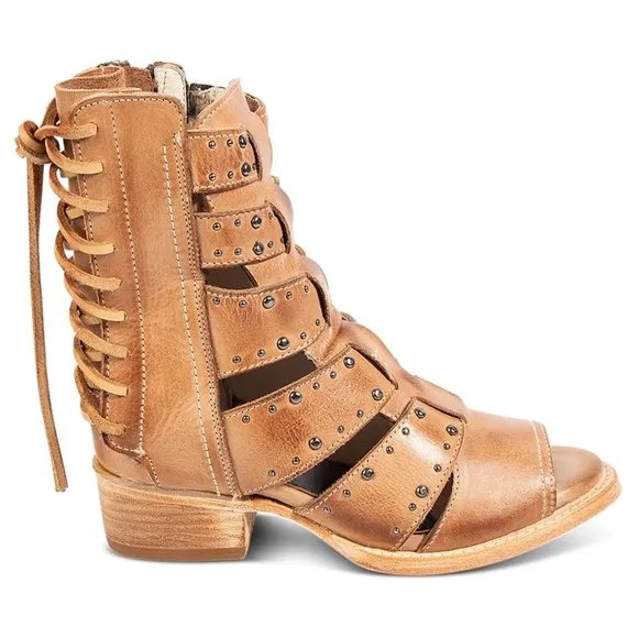 Freebird GHOST leather tan sandal size 9 NEW IN BOX