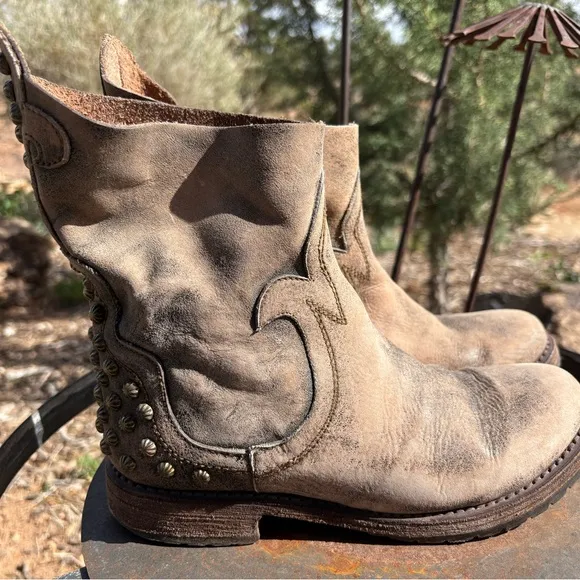 Freebird x Free People Haven Studded Booties