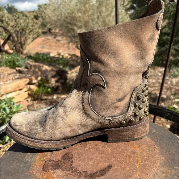 Freebird x Free People Haven Studded Booties
