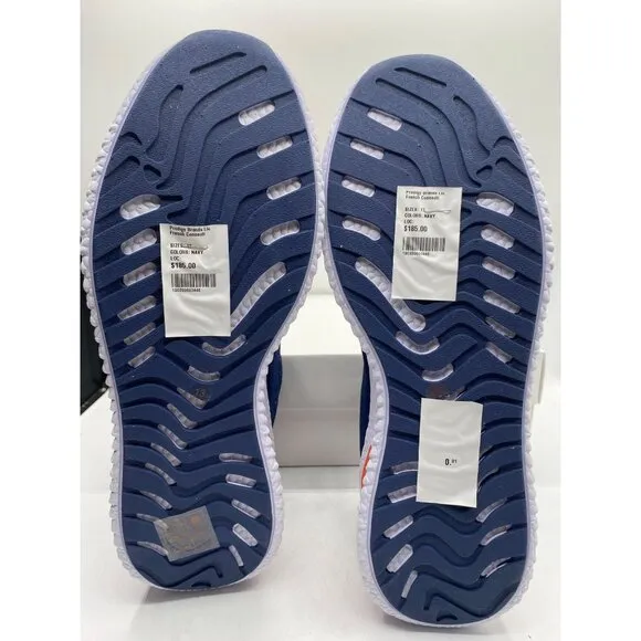 French Connection Men's Navy Shane Performance Fashion Sneakers Size 13 NWOB