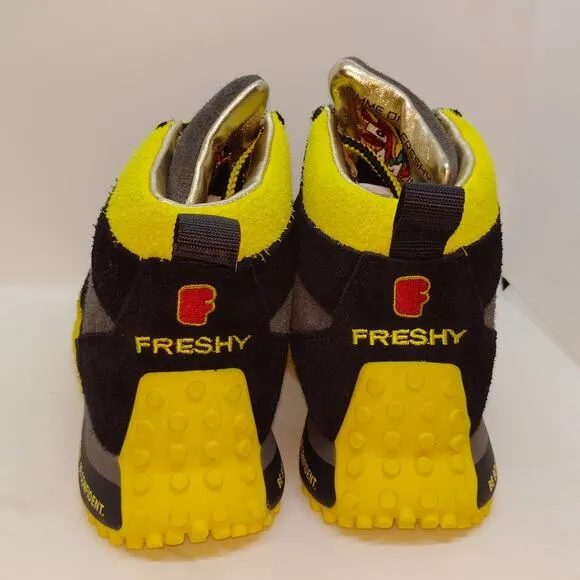Freshy Dope Dawgs Fashion Mens NEW w/Box Villian Black Hi-Top Sneakers - sz. 8