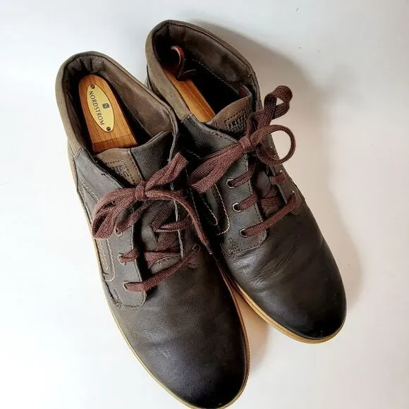 Fretz Switzerland Mens Brown Suede Gore-tex Lace Up Chukka Boots Size 11US Bin2