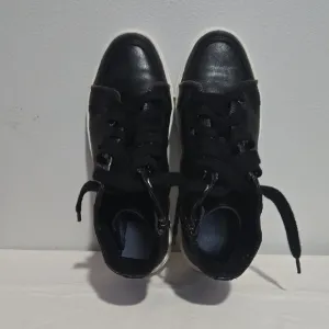 Frye &amp; Co Black Leather Ankle Sneakers Boots