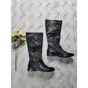 Frye Anna Inside Zip Supple Genuine Leather Worn In Look Boots Size 6.5