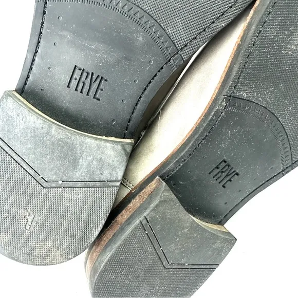 Frye Ben Chelsea Boots 9 Mens Gray Soft Leather Slip On Ankle Shoes