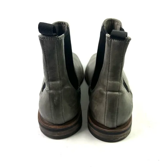 Frye Ben Chelsea Boots 9 Mens Gray Soft Leather Slip On Ankle Shoes