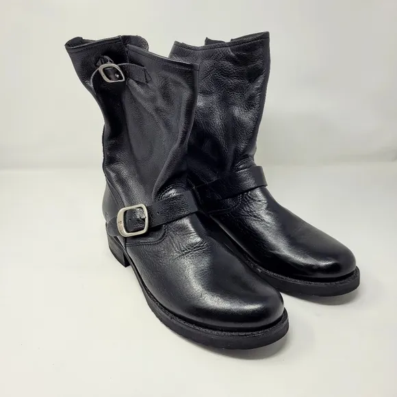 Frye Biker Leather Boots