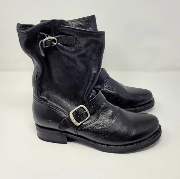 Frye Biker Leather Boots
