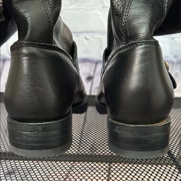 Frye Black Leather Boots 8B