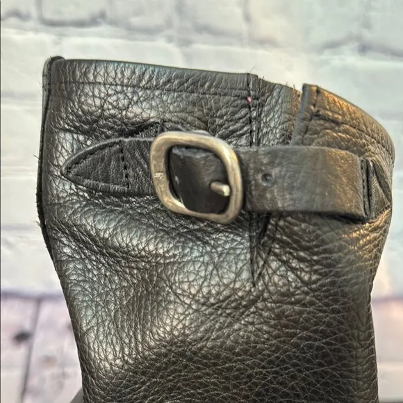 Frye Black Leather Boots 8B
