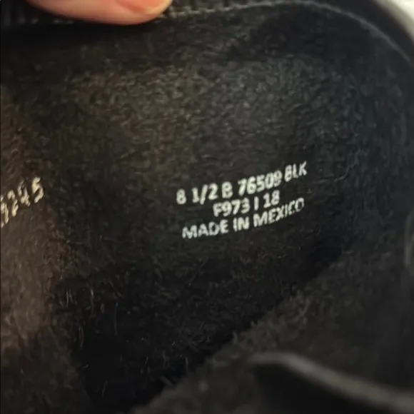 Frye Black Leather Boots 8B