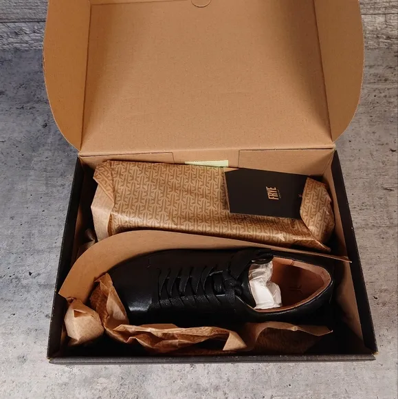 Frye Black Leather Sneakers