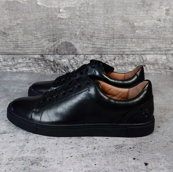 Frye Black Leather Sneakers
