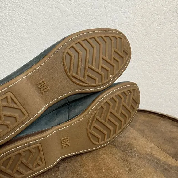 Frye Boots Ash Gray Lewis Venetian Slip-On Loafer Driving Shoes Men's Size 8