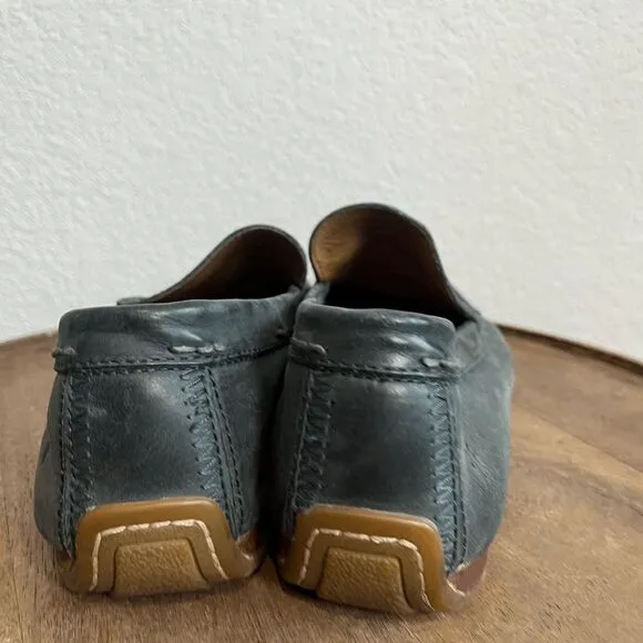 Frye Boots Ash Gray Lewis Venetian Slip-On Loafer Driving Shoes Men's Size 8