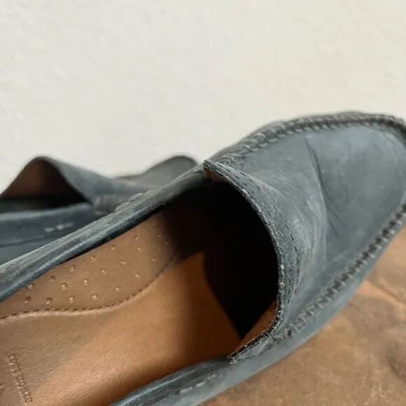 Frye Boots Ash Gray Lewis Venetian Slip-On Loafer Driving Shoes Men's Size 8