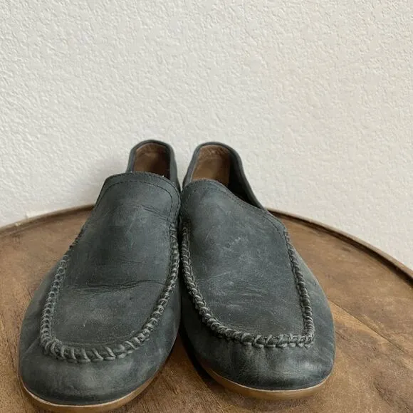 Frye Boots Ash Gray Lewis Venetian Slip-On Loafer Driving Shoes Men's Size 8