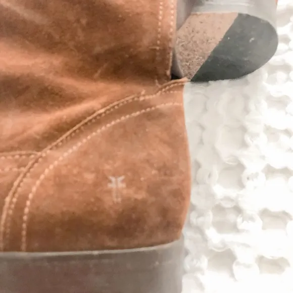 Frye Brown Suede Over the Knee Boots