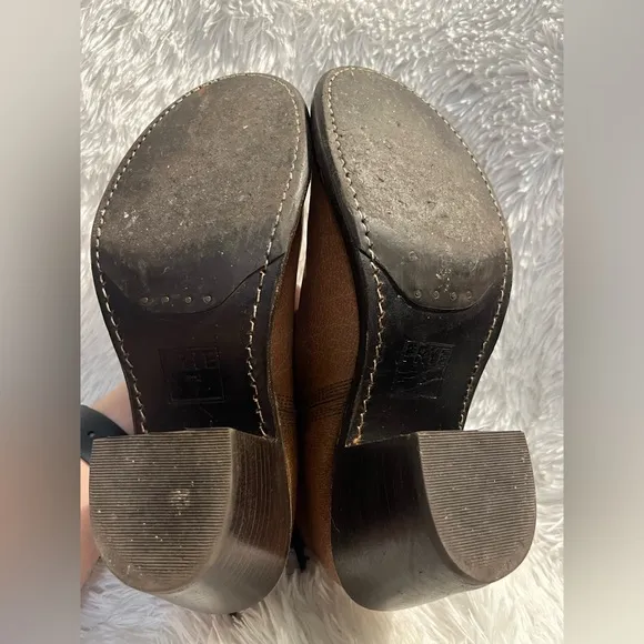 Frye Carmen lace back boots