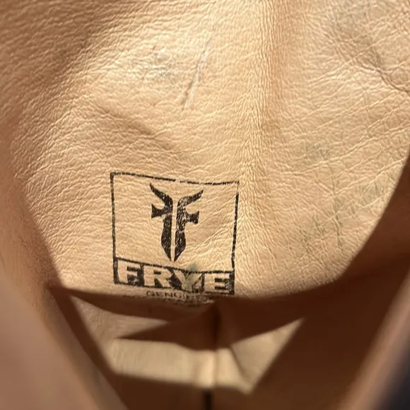 Frye Classic Riding Boots with Brushed Gold Buckles
